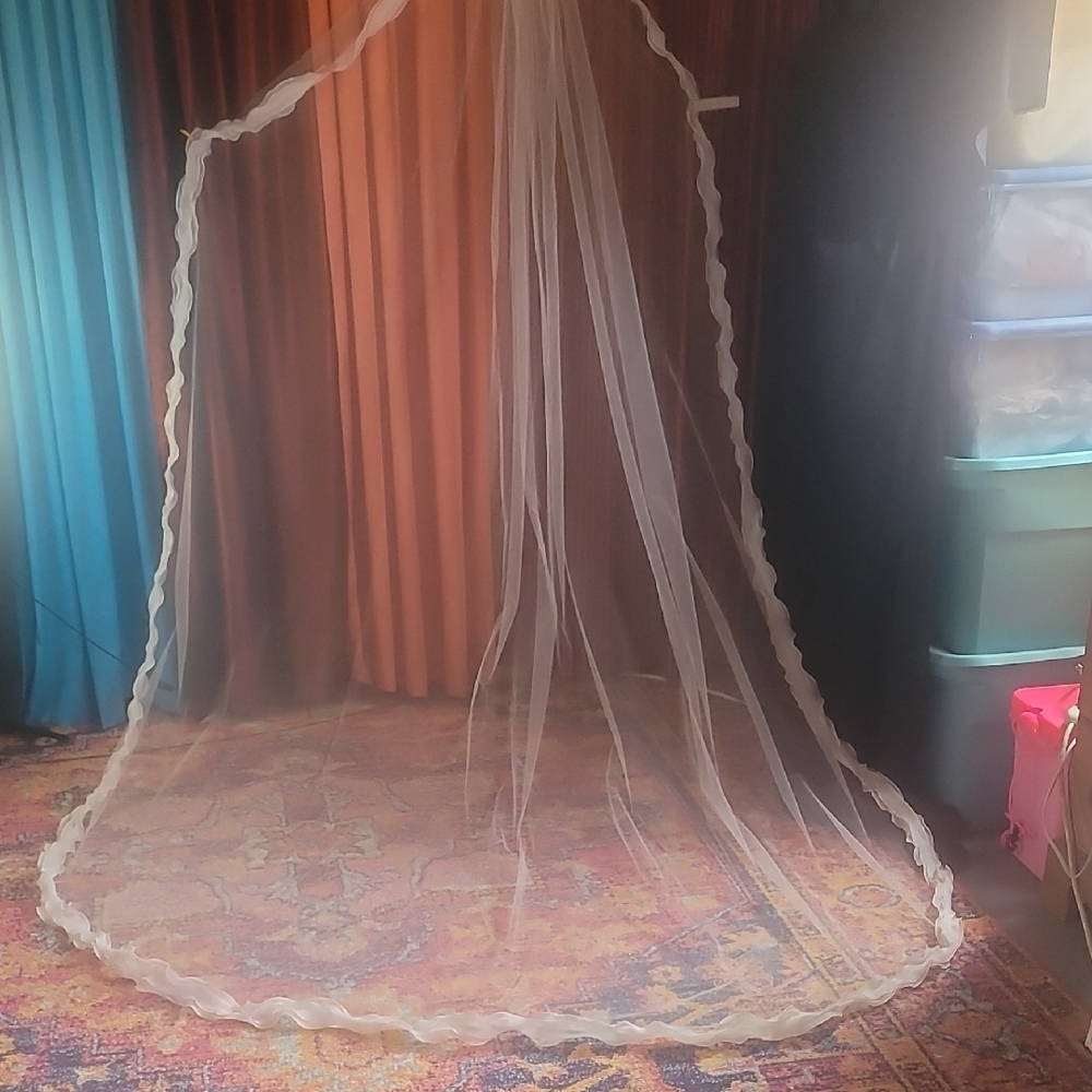 NWOT Light Ivory Cathedral Veil
